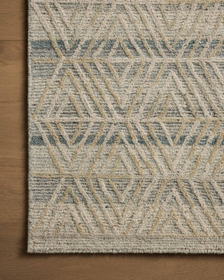 Elias ELA-04 Fog/Natural Area Rug by Loloi Corner Image