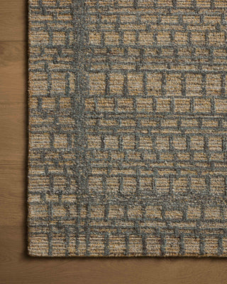 Elias ELA-05 Wheat/Charcoal Area Rug by Loloi Corner Image