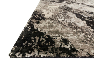 Loloi Elixir EH-06 Black/Ivory Area Rug Corner Image