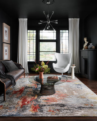 Loloi Elixir EH-10 Grey/Multi Area Rug Lifestyle Image Feature