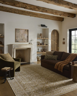 Loloi Elora ELR-05 Moss / Clay Area Rug Lifestyle Image Feature