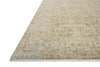 Loloi Elora ELR-05 Sky / Terracotta Area Rug Corner Image