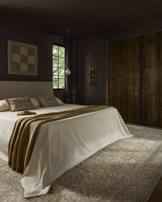 Loloi Elora ELR-05 Sky / Terracotta Area Rug Lifestyle Image Feature