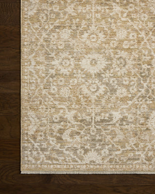 Loloi Elora ELR-06 Gold Natural Area Rug Corner Image