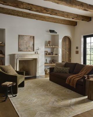 Loloi Elora ELR-09 Pistachio / Clay Area Rug Lifestyle Image Feature