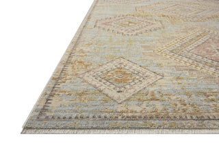 Loloi Elora ELR-09 Sky / Multi Area Rug Corner Image