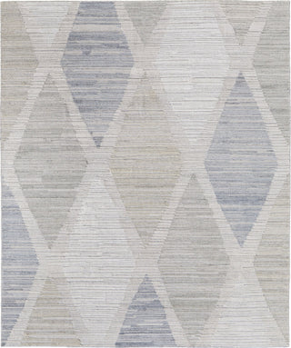 Feizy Elias 69FWF Ivory/Blue/Brown Area Rug