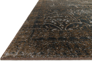 Loloi Elton EO-02 Slate / Bronze Area Rug Corner Shot