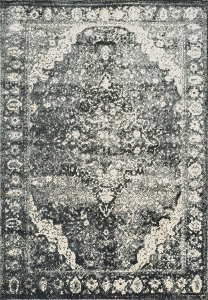 Loloi Elton EO-03 Slate / Ivory Area Rug main image