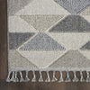 Nourison Elwood ELW01 Grey/Charcoal Area Rug Detail Image