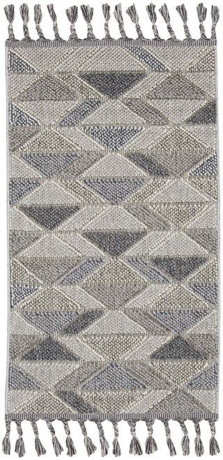 Nourison Elwood ELW01 Grey/Charcoal Area Rug main image