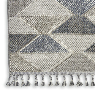 Nourison Elwood ELW01 Grey/Charcoal Area Rug Texture Image