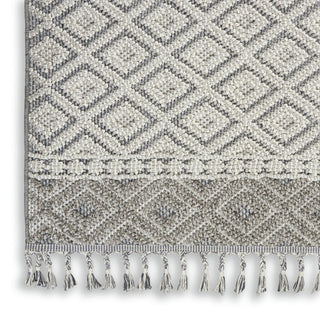 Nourison Elwood ELW03 Ivory/Slate Area Rug Texture Image