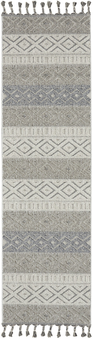 Nourison Elwood ELW03 Ivory/Slate Area Rug Main Image