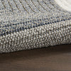 Nourison Elwood ELW04 Grey/Slate Area Rug Corner Image