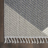 Nourison Elwood ELW04 Grey/Slate Area Rug Detail Image