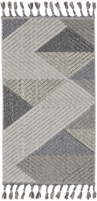 Nourison Elwood ELW04 Grey/Slate Area Rug main image