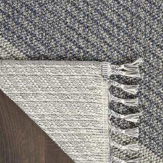 Nourison Elwood ELW04 Grey/Slate Area Rug Corner Image