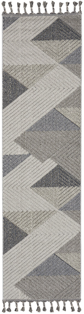 Nourison Elwood ELW04 Grey/Slate Area Rug Main Image