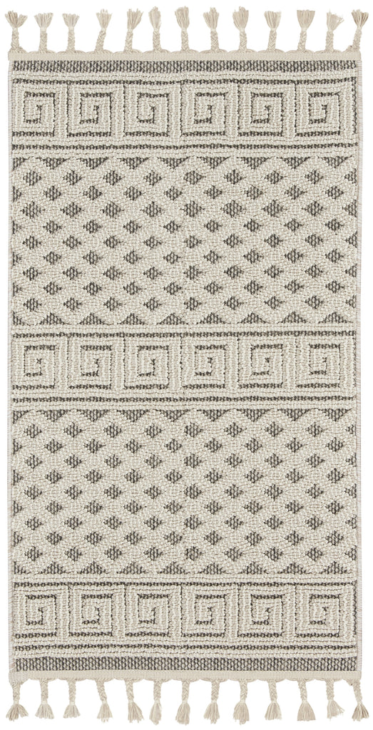 Nourison Elwood ELW05 Ivory/Grey Area Rug main image