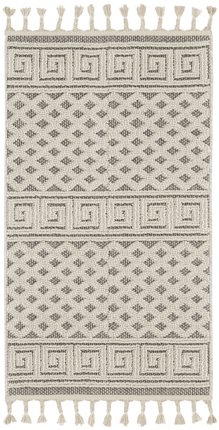 Nourison Elwood ELW05 Ivory/Grey Area Rug main image