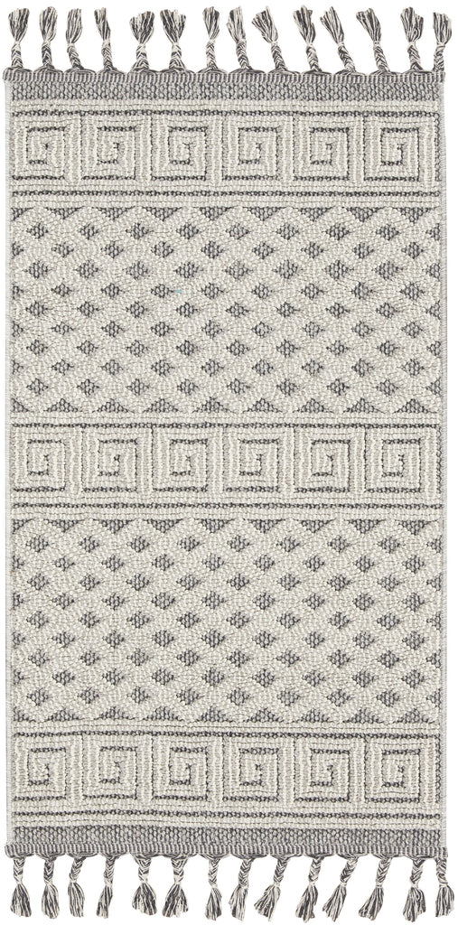 Nourison Elwood ELW05 Ivory/Slate Area Rug main image