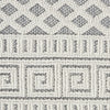 Nourison Elwood ELW05 Ivory/Slate Area Rug Swatch Image