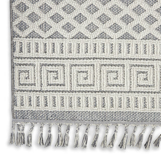 Nourison Elwood ELW05 Ivory/Slate Area Rug Texture Image
