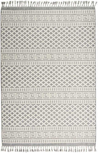 Nourison Elwood ELW05 Ivory/Slate Area Rug Main Image