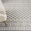 Nourison Elwood ELW05 Ivory/Slate Area Rug Corner Image