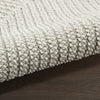 Nourison Elwood ELW06 Grey/Ivory Area Rug Corner Image