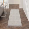 Nourison Elwood ELW06 Grey/Ivory Area Rug Corner Image