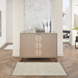 Nourison Elwood ELW06 Ivory Area Rug Corner Image