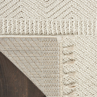 Nourison Elwood ELW06 Ivory Area Rug Corner Image