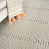 Nourison Elwood ELW06 Ivory Area Rug Corner Image