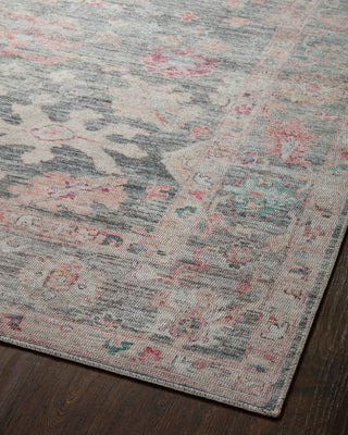 Loloi Elysium ELY-02 Graphite/Multi Area Rug Angle Image