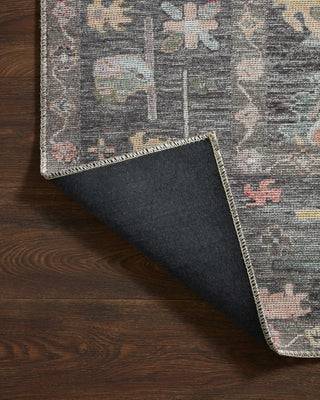 Loloi Elysium ELY-03 Charcoal/Multi Area Rug Backing Image
