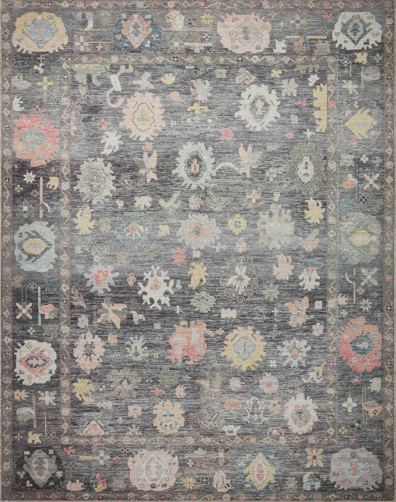 Loloi II Elysium ELY-03 Charcoal/Multi Area Rug main image