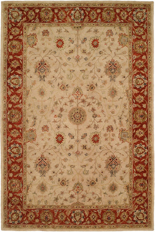 Kalaty Empire EM-280 Ivory/Rust Area Rug Main Image