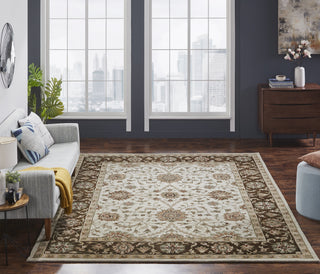 Kalaty Empire EM-292 Ivory/Brown Area Rug Lifestyle Image