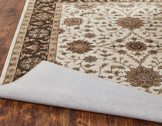 Kalaty Empire EM-292 Ivory/Brown Area Rug Closeup Image