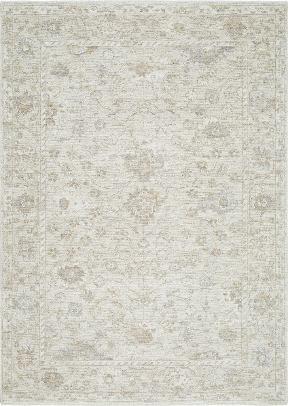 Livabliss Emory EMO-2307 Light Silver Area Rug