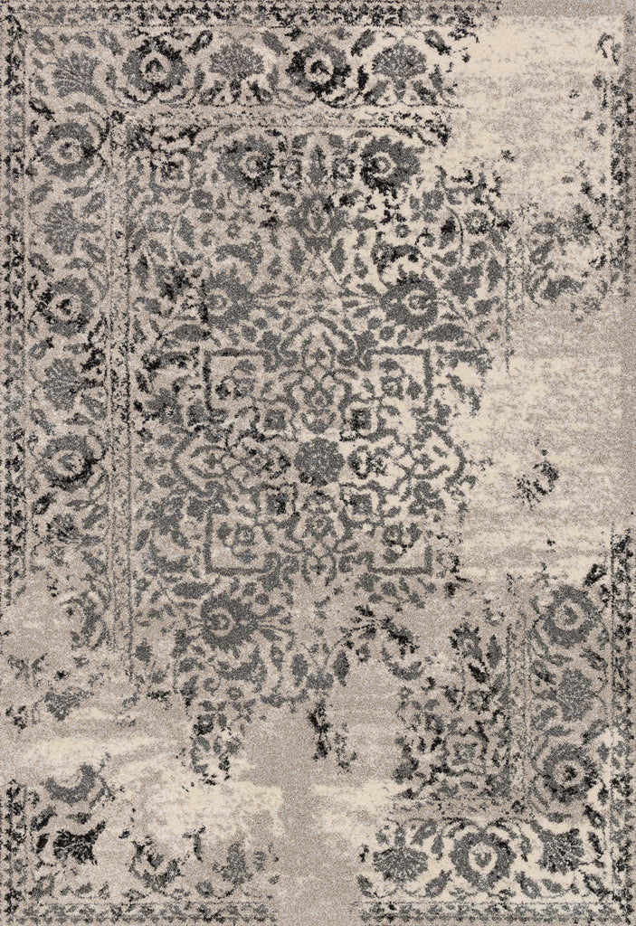 Loloi Emory EB-01 Ivory / Charcoal Area Rug main image