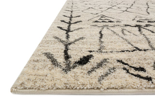 Loloi Emory EB-09 Heather Gray / Black Area Rug Corner Image