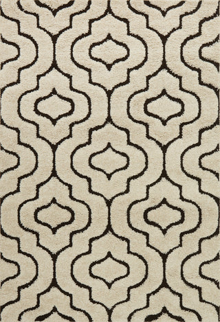 Loloi Enchant EN-22 Ivory/Dark Brown Area Rug Main Image