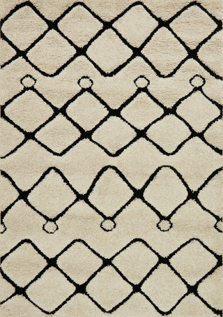 Loloi Enchant EN-25 Ivory/Black Area Rug Main Image