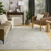 Nourison Enriched ENR01 Ivory Grey Area Rug Room Scene Feature