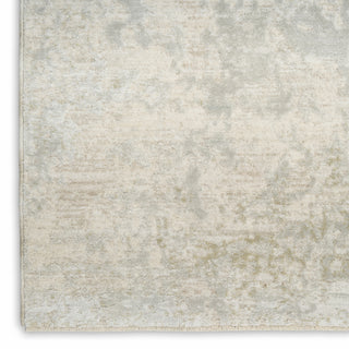 Nourison Enriched ENR01 Ivory Grey Area Rug Corner Image