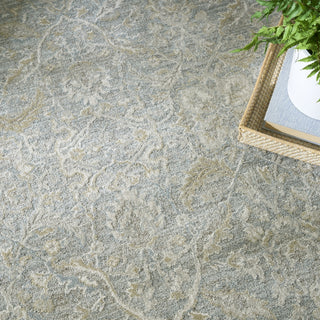 Nourison Enriched ENR04 Blue Silver Area Rug Texture Image