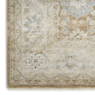 Nourison Enriched ENR05 Mocha Area Rug Corner Image